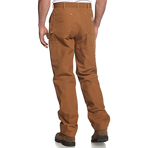 Carhartt Pantaloni da Lavoro Utility in Tela Firm Duck, con Doppio Tessuto sul Davanti, Loose Fit Uomo